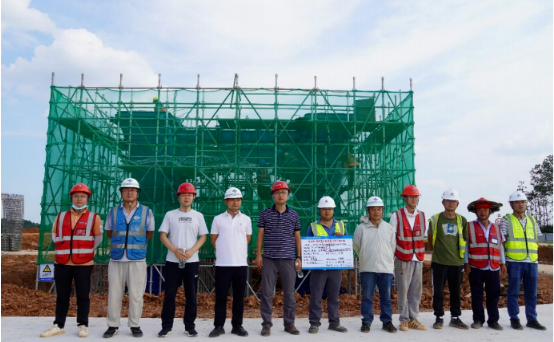 市政要聞 | 長(cháng)沙機場(chǎng)中軸大道工程項目主線(xiàn)高架橋墩柱首件混凝土順利澆筑